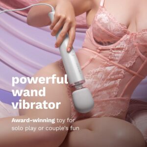 Le Wand Plugin Massager Wand White