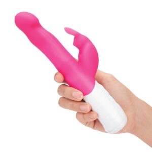 Rabbit Essential RR Rechargeable Slim Shaft Rabbit Hot Pink